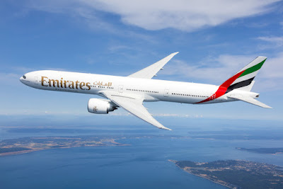 Source: Emirates. An Emirates B777-300 ER aircraft.