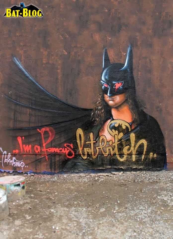 BAT - BLOG : BATMAN TOYS and COLLECTIBLES: BATMAN GRAFFITI ART Spotted in  Germany!!