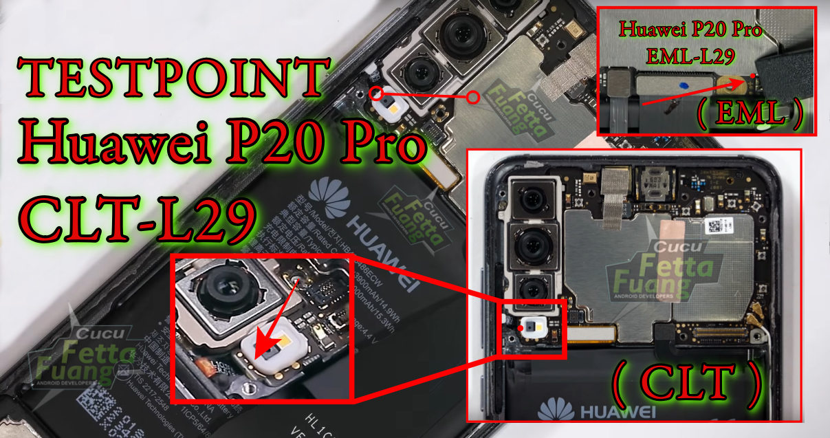 HUAWEI P20 Pro CLTL29 TEST POINT TEMBEL PANCI