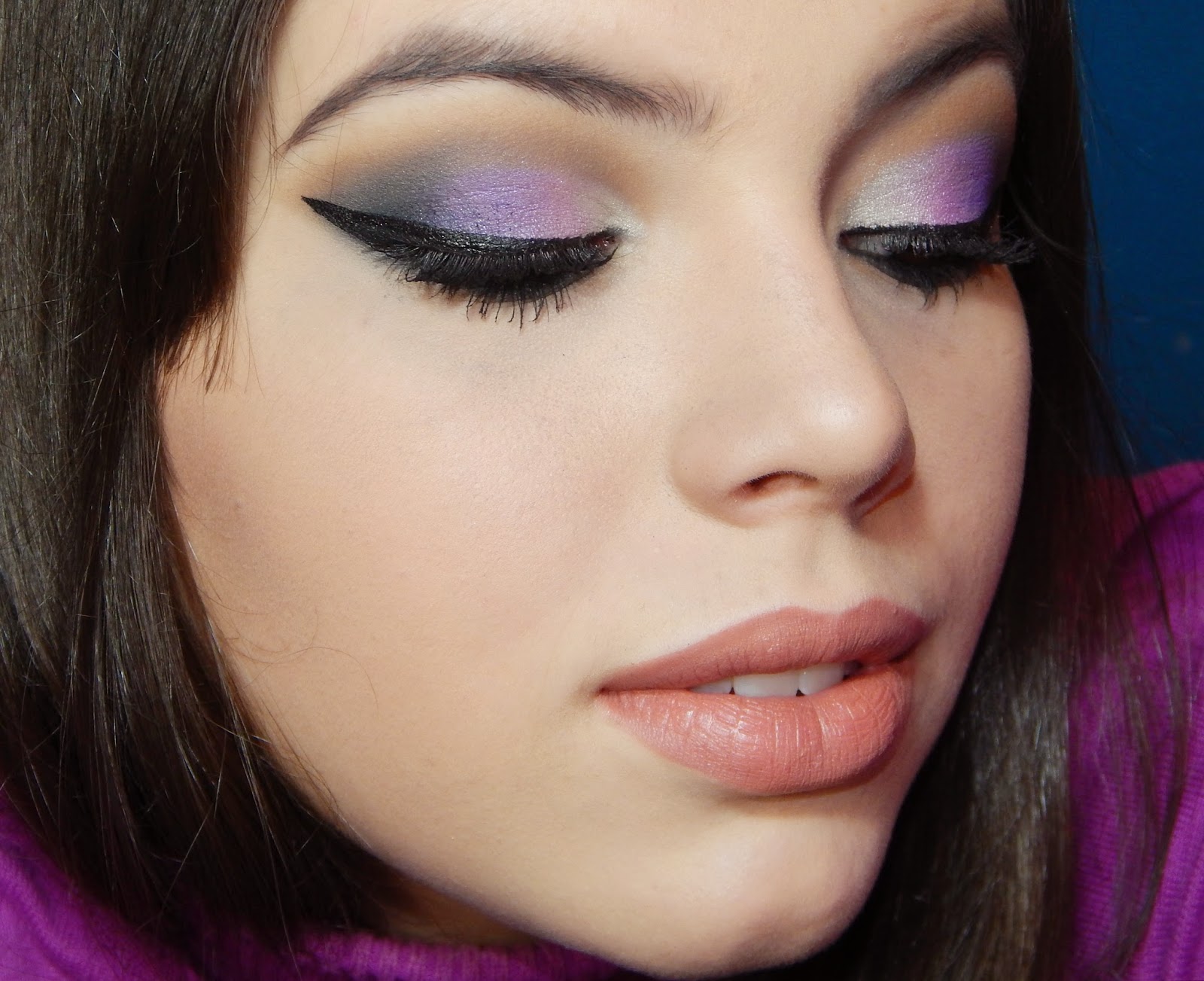 Pink Make: Maquiagem Rosa e Roxo