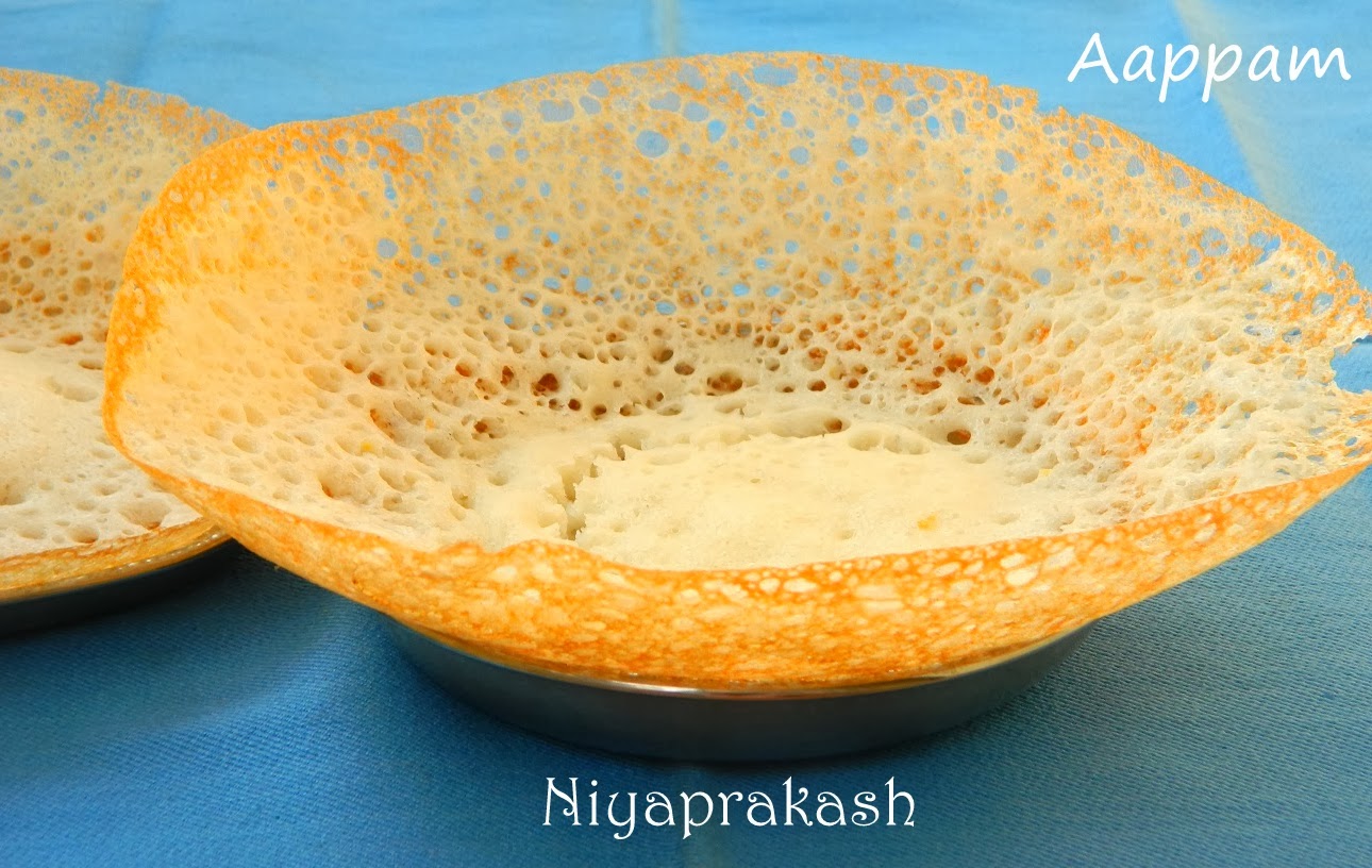 Niya's World Tamil Style Aappam / Appam
