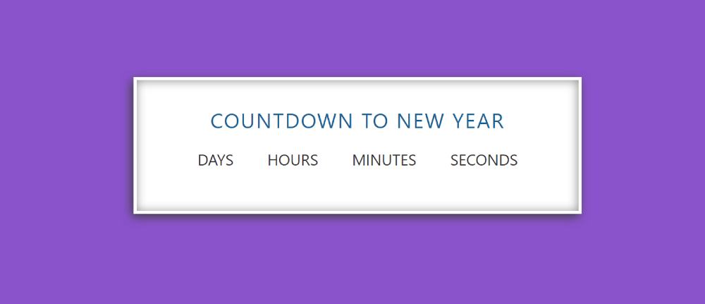 How to Create a Countdown Timer with JavaScript & CSS