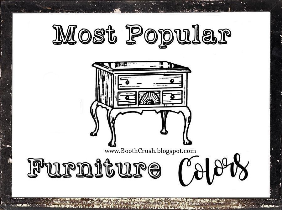 Booth Crush Most Popular Furniture Colors