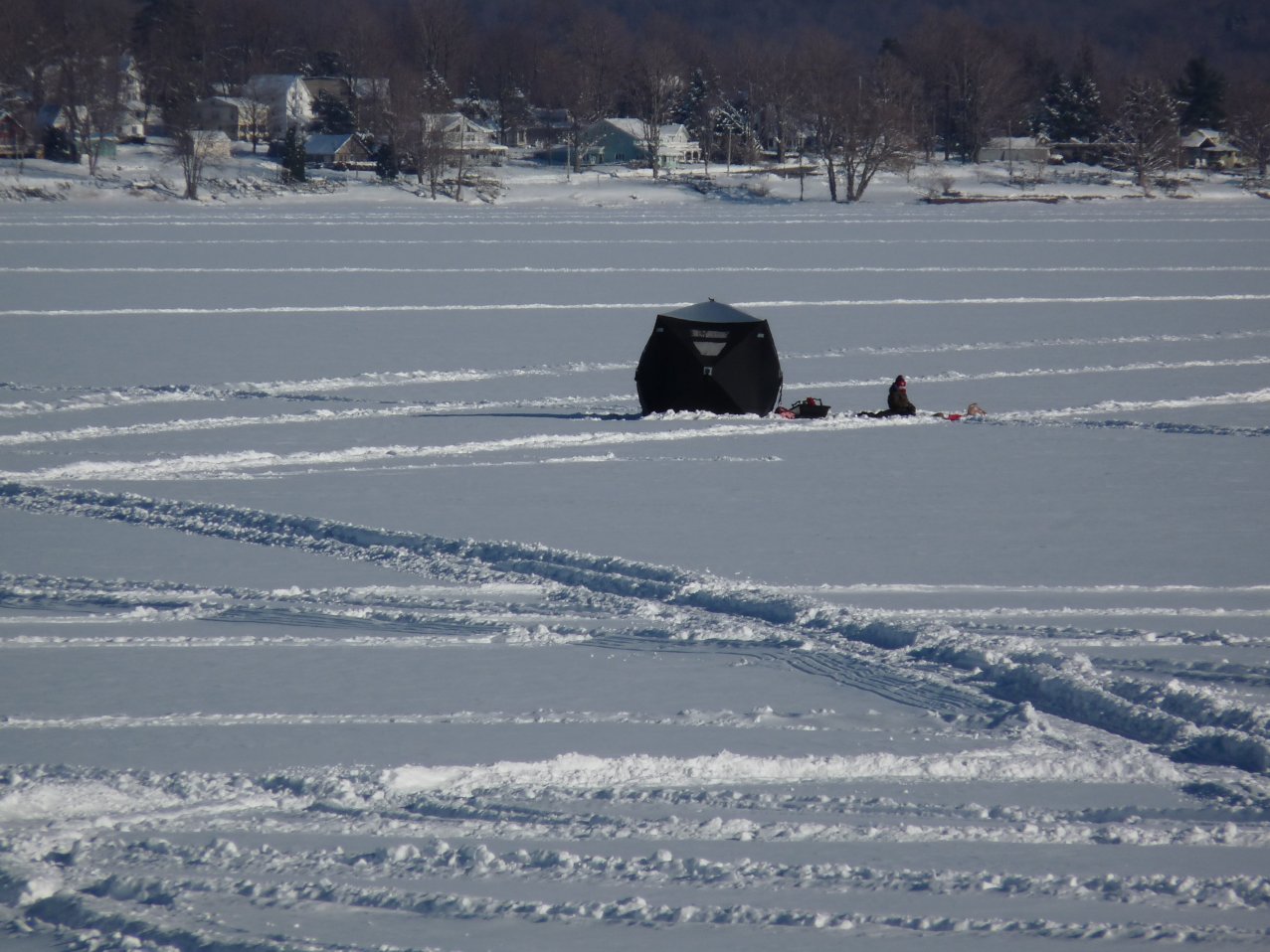 Hill Shepherd Ice Fishing on Lake Chautauqua