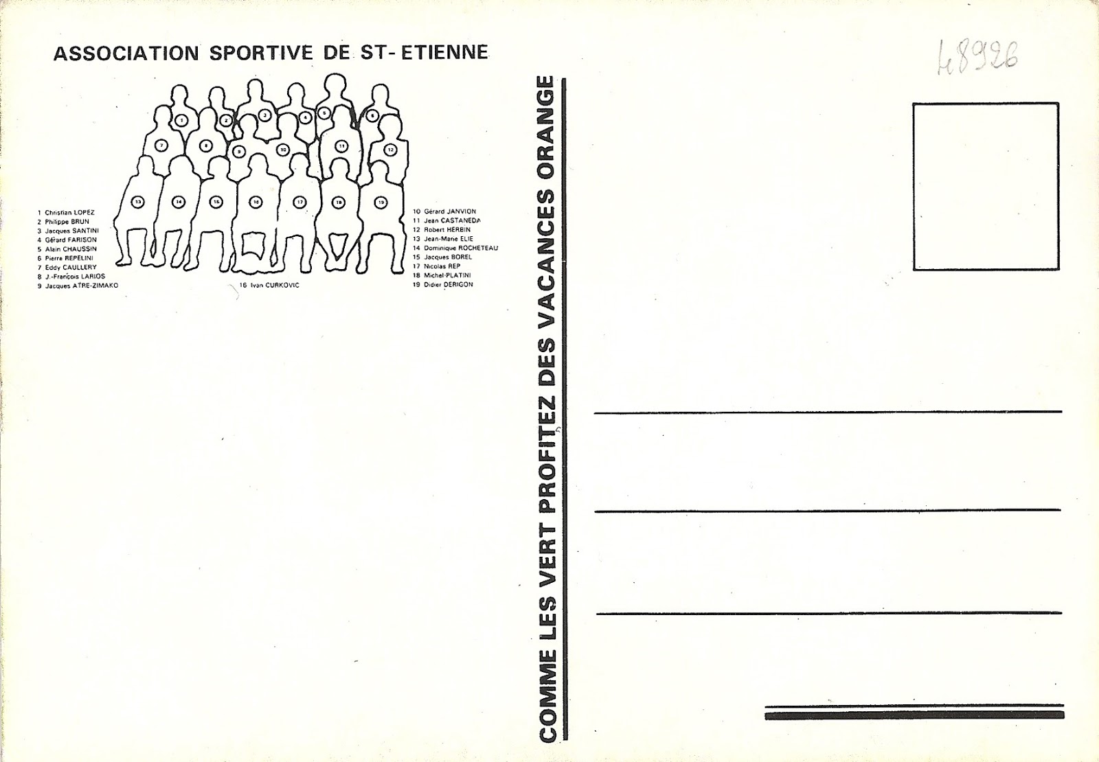 A.S SAINTETIENNE 197980.