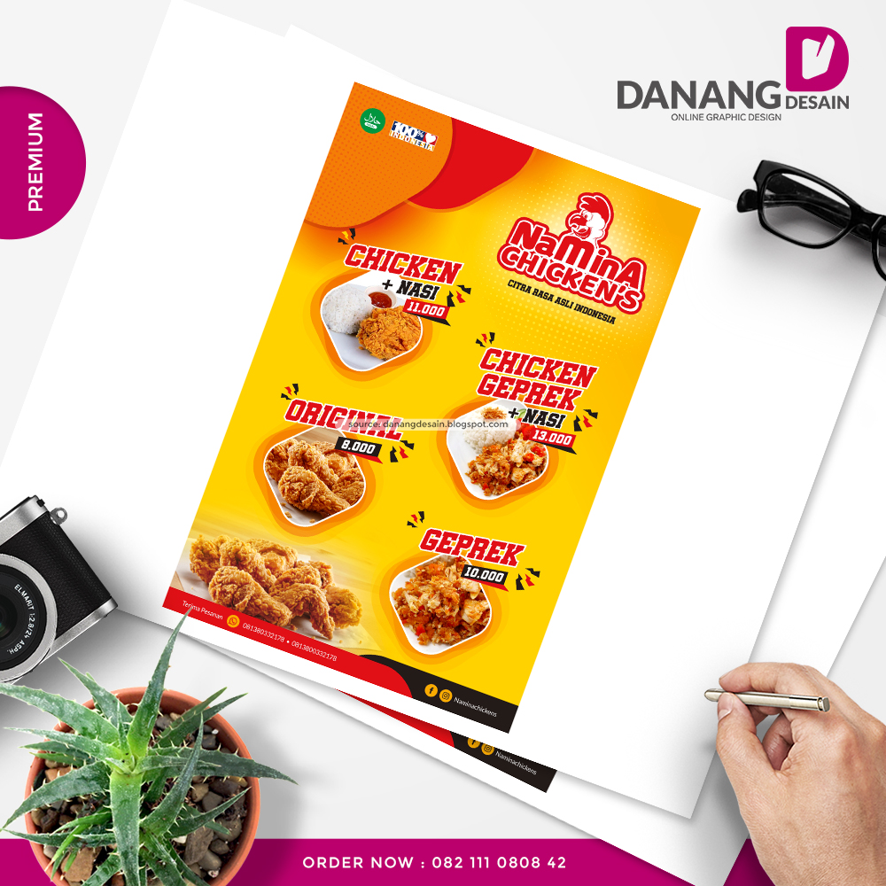 Contoh Desain Spanduk Banner Fried Chicken - Contoh Desain Banner Spanduk