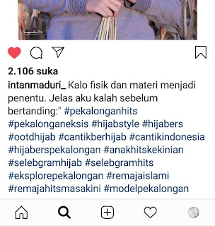 Memasukkan Hastag kedalam postingan