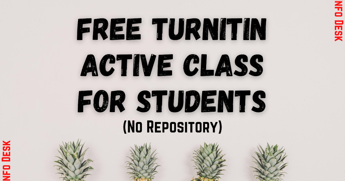 Ali Rizwan Turnitin Free Account Free Turnitin Class Id And Password 2020 Turnitin Free Student Account 11