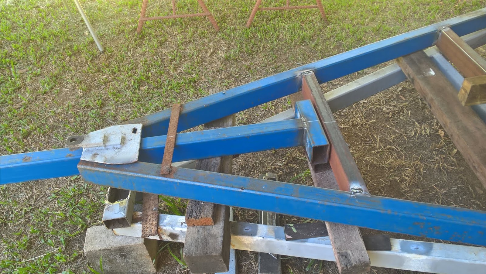 Waterways Trailer frame rebuild Ep6 and draw bar