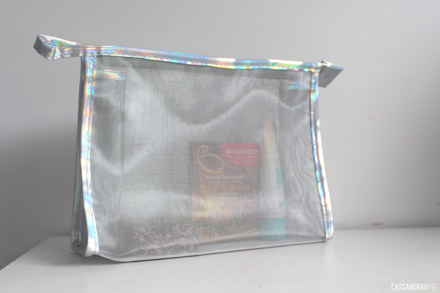 KMART BE INDULGED 12 Holographic Clear Makeup + Travel Bags