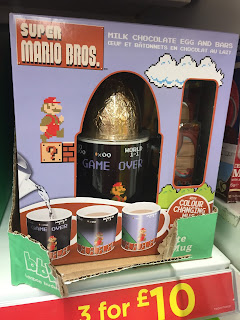 Super Mario Bros Milk Chocolate Egg with Cup