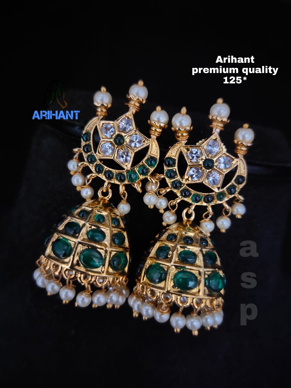 Latest Earrings One Gram Gold - Indian Jewelry Designs