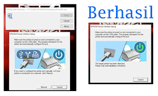 tanda sudah berhasil menginstall driver epson l1110