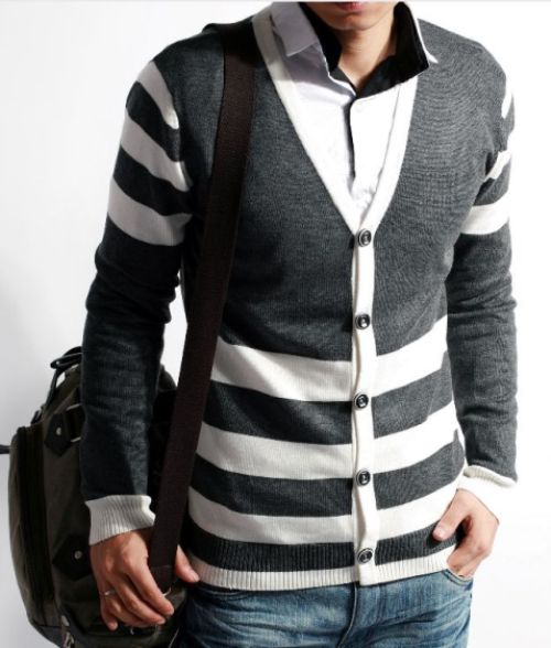 MAN BY DESIGN: FOR MEN ONLY: SWEATERS VS CARDIGANS