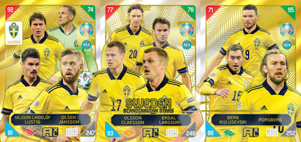 554 Mikael Lustig (Sweden) Euro 2020 Stickers - Solve Collectibles