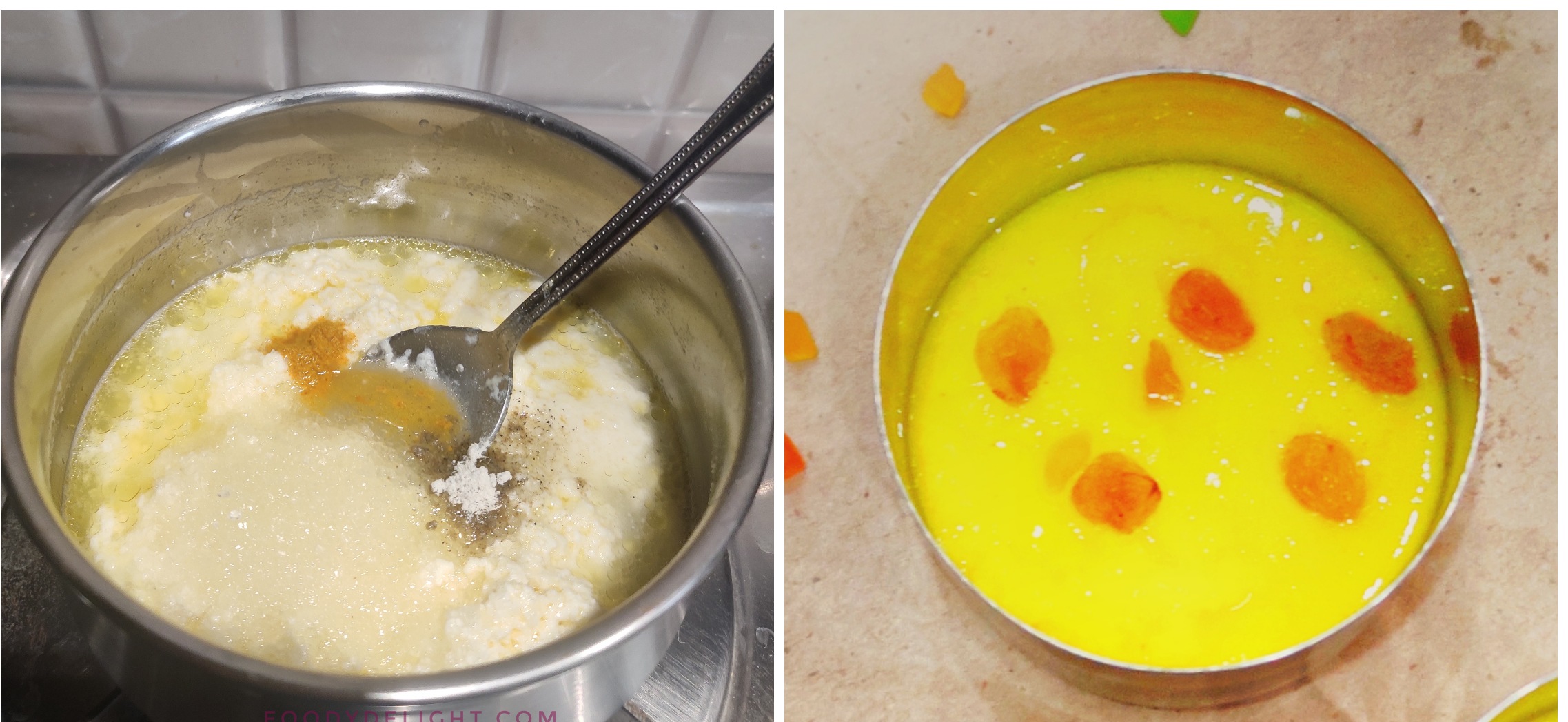 Foody Delight Curdle Milk Pudding Quick and Easy Dessert with