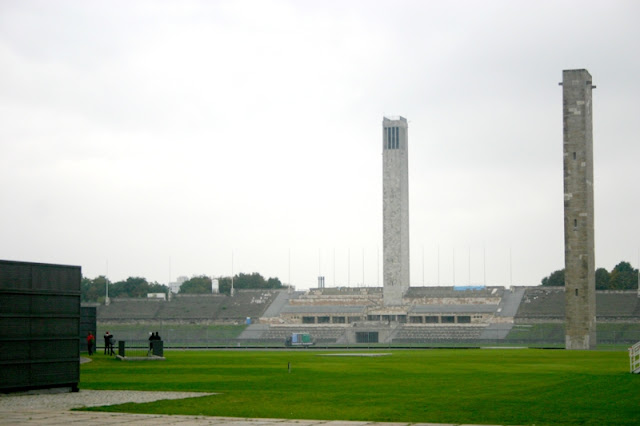 1916 Berlin Olympic Stadium behind the 1936 Stadium
