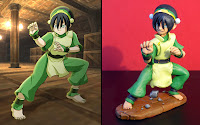 orme magiche toph last airbender manga action figure statuine personalizzate cartoni