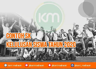Contoh SK Kelulusan Siswa Tahun 2021