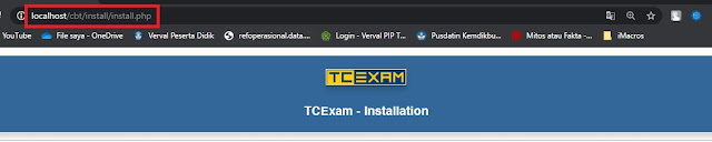 Tutorial Instalasi Aplikasi CBT TCExam di Xampp