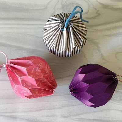 Origami Lantern gallery.  Tutorial using Silhouette Cameo by Nadine Muir from Silhouette UK Blog
