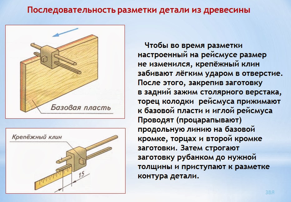 инструменты для разметки заготовок из древесины