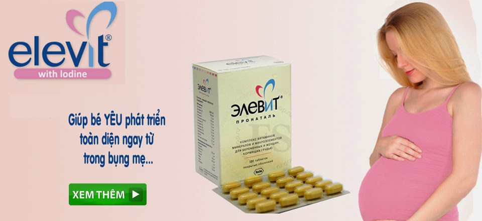 Elevit Vitamin tổng hợp cho phụ nữ mang thai