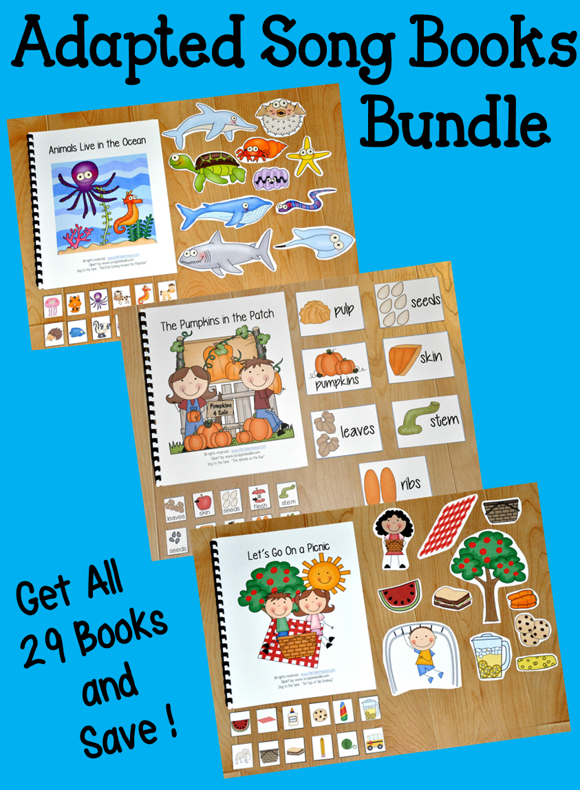 File Folder Heaven Blog The Adapted Song Books Bundle