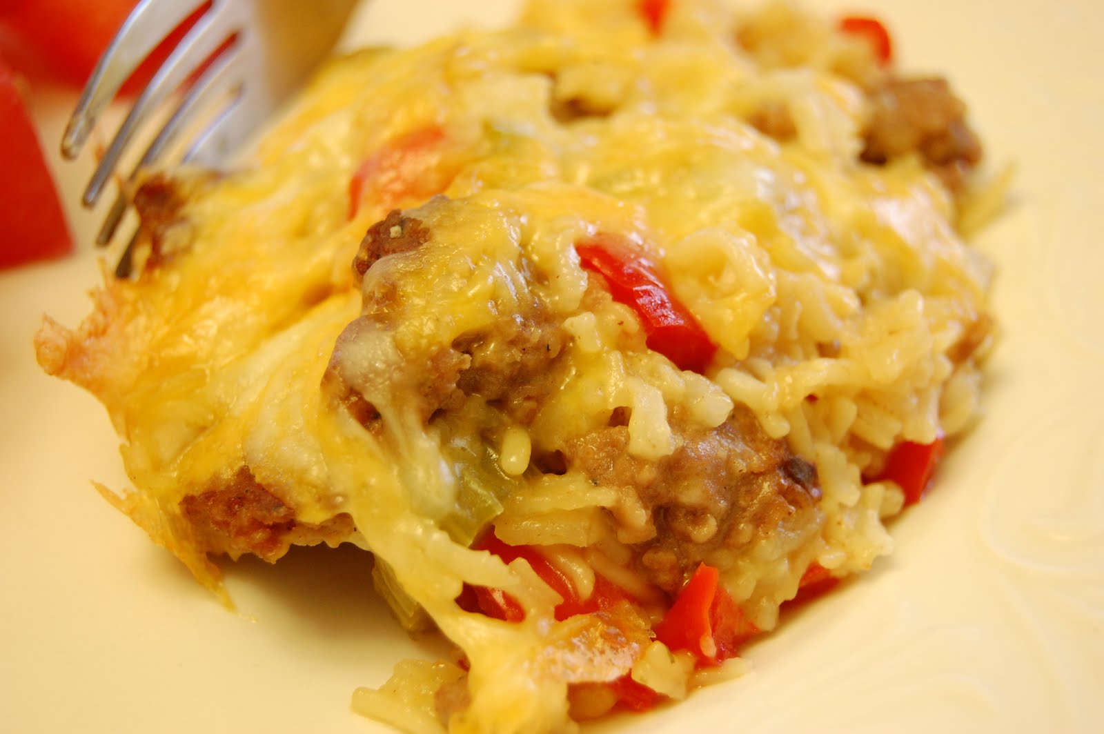 Food, Fun & Life Sausage Rice Casserole