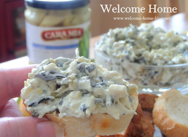 Welcome Home Blog: Easy Spinach Artichoke Dip