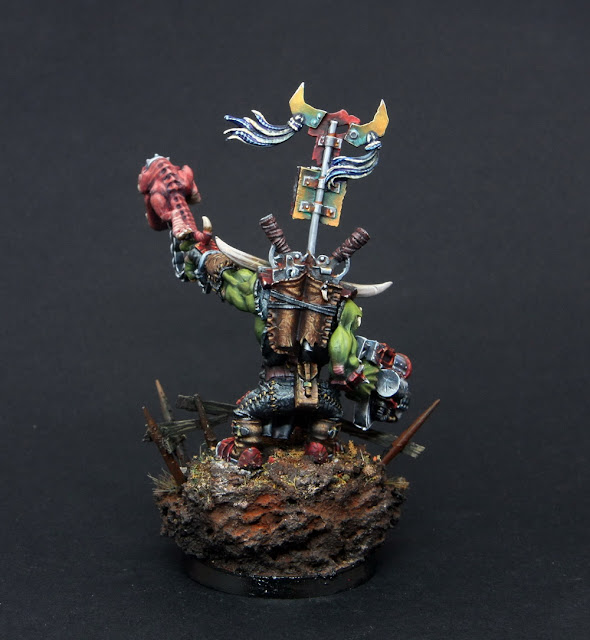 HopeRiver's Valley: Ork Warboss with Attack Squig
