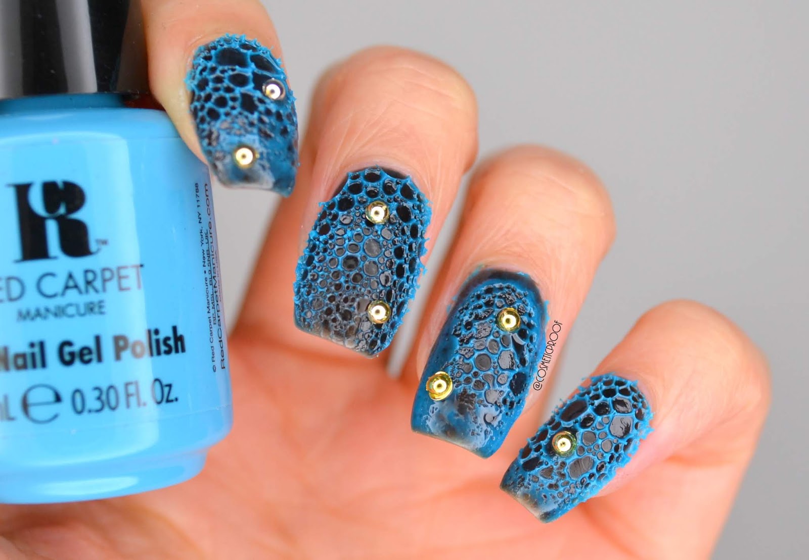 NAILS Bubble Nails Made with Actual Bubbles! CBBxManiMonday