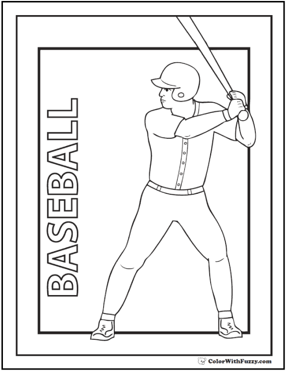 Babe Ruth Coloring Pages Coloring - Baseball Coloring Pages Customize And Print Pdfs 