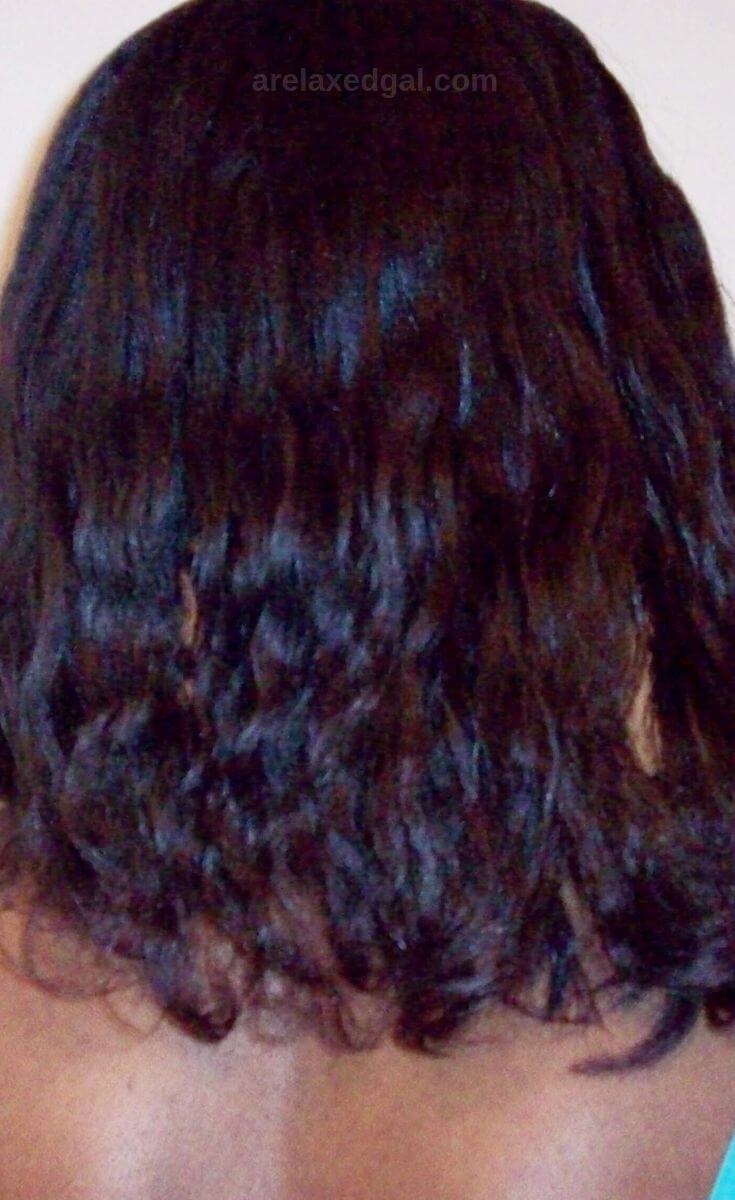 The Results Of A Braid Out On Relaxed Hair A Relaxed Gal