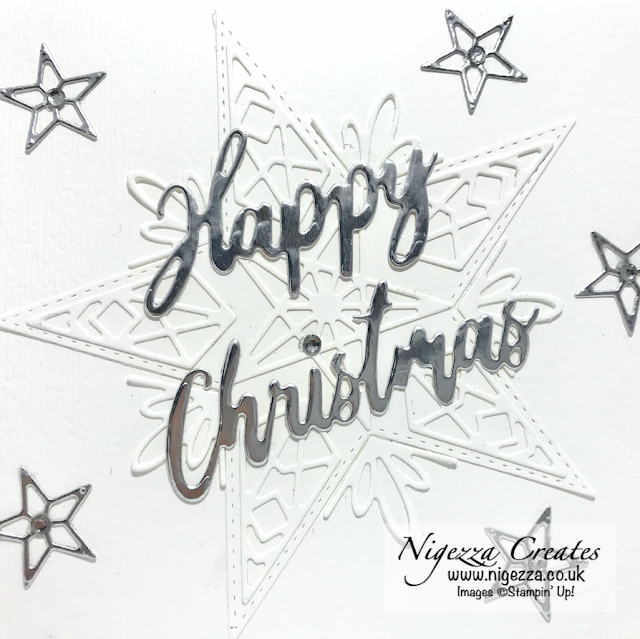 Nigezza Creates with Stampin' Up! Stitched Stars Christmas In July 