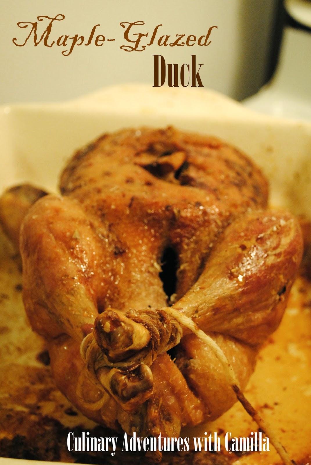 Maple SyrupGlazed Duck
