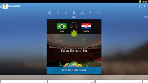 Watch World Cup 2014 App for Android on your phone free