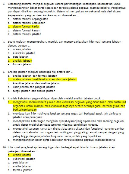 Lpk Mytta Sonny Tarakan Soal Uas Otomatisasi Tata Kelola Kepegawaian Xi 1 Ap 2018 2019