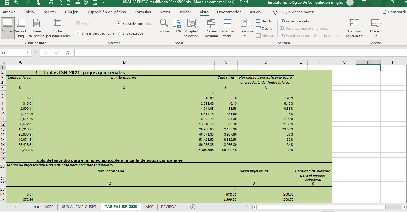 ENSEÑANZA PARA EL FUTURO ASPEL NOI Ejercicio Práctico Real