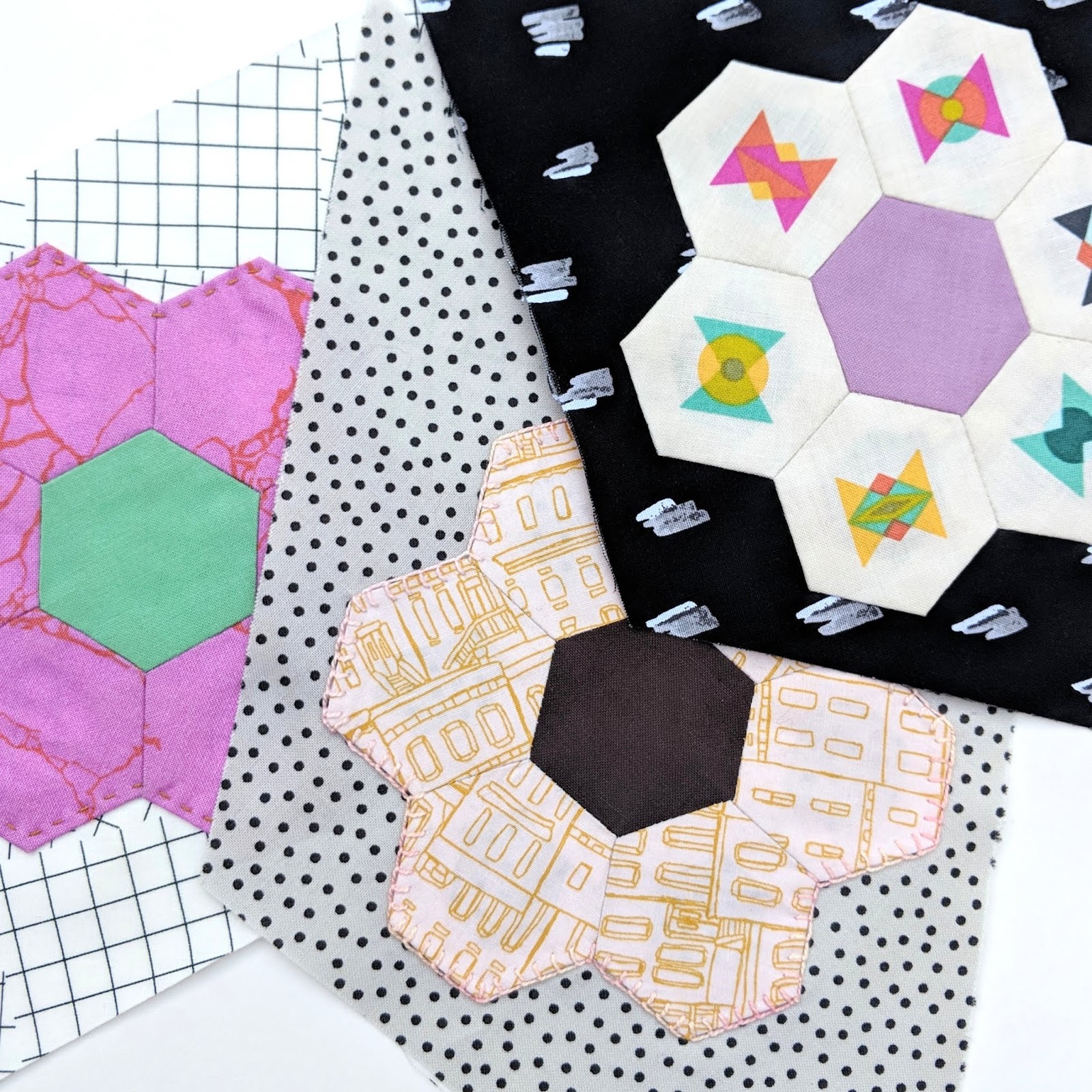 Hand Applique Stitches for EPP / CHARM ABOUT YOU