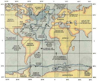 mapa de ubicación de la atlántida