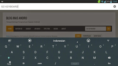 Go Keyboard Aplikasi Keyboard Android Terbaik
