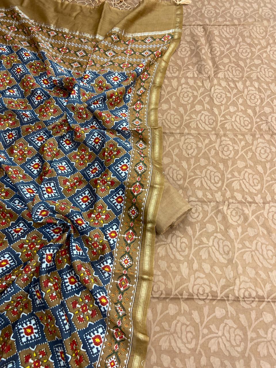Banaras cotton self weaved suits