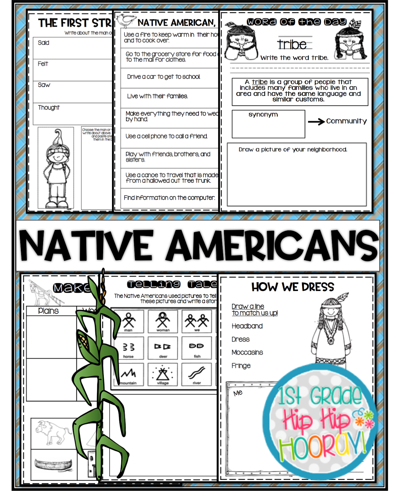 1st Grade Hip Hip Hooray!: Native Americans...Informational Text