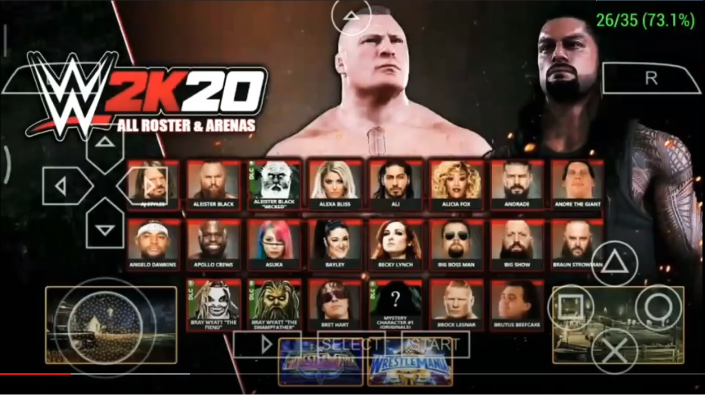 Download WWE 2K20 Lite PPSSPP 300MB Android Offline