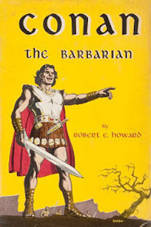 book cover, fantasy, conan the barbarian