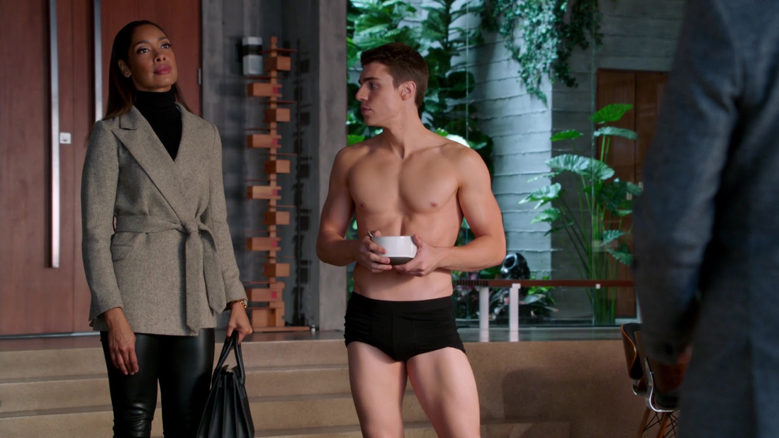 Nolan Gerard Funk shirtless in The Catch 2-07 "The Birthday Party"...