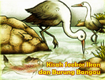 Kisah Ikan Dan Bangau Lengkap Kumpulan Cerita Dan Kisah Dunia