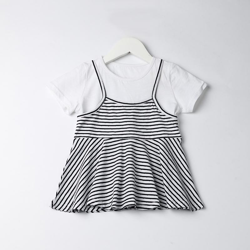 Set Bộ Trẻ Em Cotton Dáng Xoè Sọc Ngang - BCOBI 157299 4 5 191