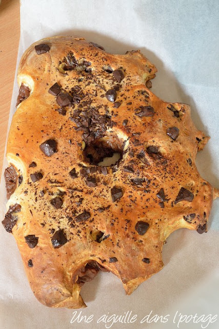 Fougasse au chocolat, de Benoît Molin